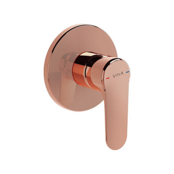 Смеситель Vitra Root Round A4272829EXP для душа встраиваемый, медь