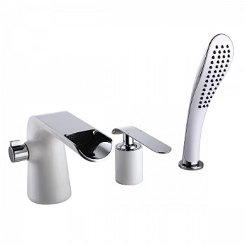 Смеситель встраиваемый Lemark Melange LM4945CW на борт ванны