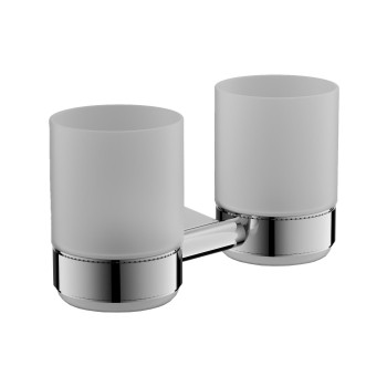 Стакан для ванной комнаты двойной BELZ B91108, хром