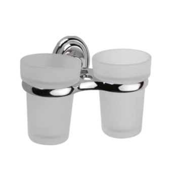 Стакан для ванной комнаты двойной Haiba HB1508, хром