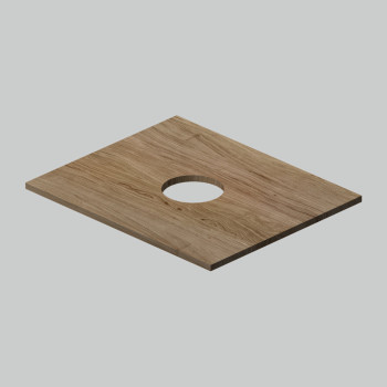 Столешница 60 см, дуб крафт