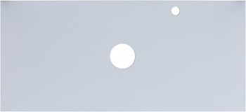 Столешница для раковины Aquanet Арт 100 белый матовый