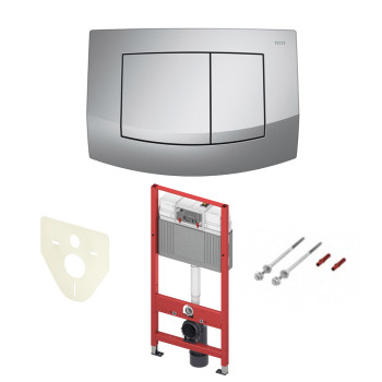 TECEbase 2.0 Модуль в комплекте с панелью смыва TECEambia хром глянц.