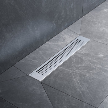 Трап для душа линейный, универсальный затвор Cut Gradient, 40 см