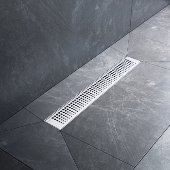 Трап для душа линейный, универсальный затвор Cut Gradient, 50 см