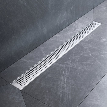 Трап для душа линейный, универсальный затвор Cut Gradient, 80 см