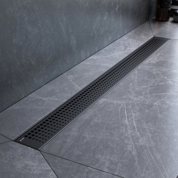 Трап для душа линейный, универсальный затвор Cut Gradient, 80 см