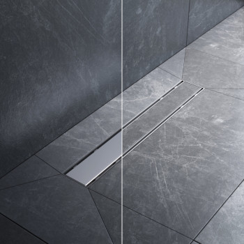 Трап для душа линейный, универсальный затвор Tile, 50 см