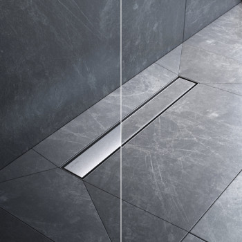 Трап для душа линейный, универсальный затвор Tile, 50 см