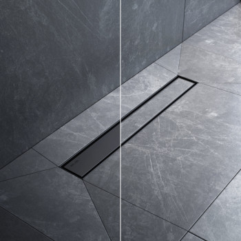 Трап для душа линейный, универсальный затвор Tile, 50 см