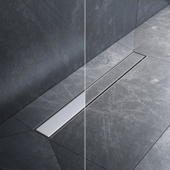 Трап для душа линейный, универсальный затвор Tile, 60 см