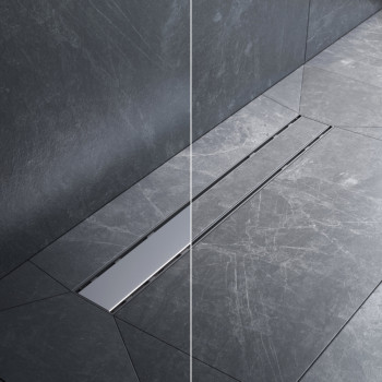 Трап для душа линейный, универсальный затвор Tile, 60 см