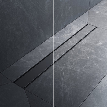 Трап для душа линейный, универсальный затвор Tile, 70 см