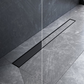 Трап для душа линейный, универсальный затвор Tile, 80 см