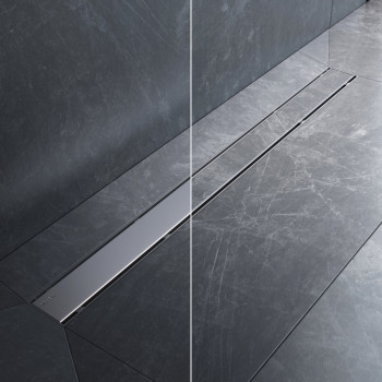 Трап для душа линейный, универсальный затвор Tile, 90 см