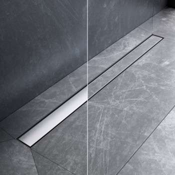 Трап для душа линейный, универсальный затвор Tile, 90 см