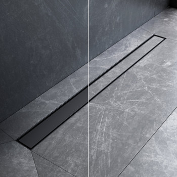 Трап для душа линейный, универсальный затвор Tile, 90 см