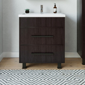 Тумба под раковину напольная Бриклаер ЧИЛИ венге, 70 см
