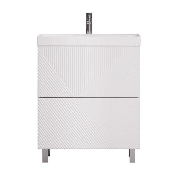 Тумба под раковину напольная Velvex Edge tn.EDG.9696.70.2Y белый глянец, 70 см