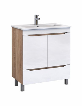 Тумба под раковину напольная VIGO Grani tn.GRI.ELI.60.2D.1Y дуб сонома, 60 см