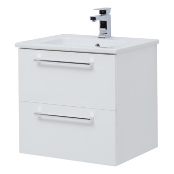 Тумба под раковину подвесная Dreja Gio 60 см, белый