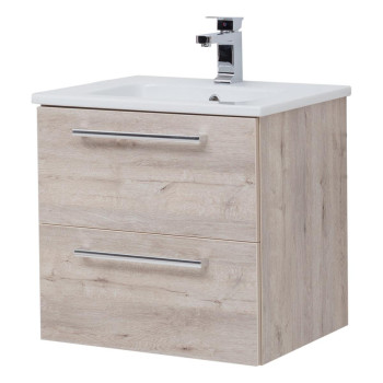 Тумба под раковину подвесная Dreja Gio 60 см, дуб кантри