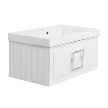 Тумба под раковину подвесная La Fenice Cubo FNC-01-CUB-B-80, белая