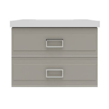 Тумба под раковину подвесная La Fenice Cubo TWIN FNC-01-CUB-C-100-2, бежевая