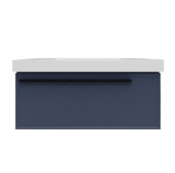 Тумба под раковину подвесная La Fenice Elba FNC-01-ELB-BG-90, синяя