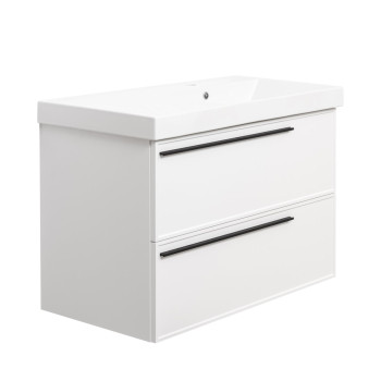 Тумба под раковину подвесная La Fenice Elba TWIN FNC-01-ELB-B-90-2, белая