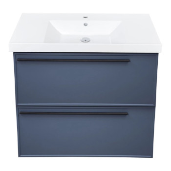 Тумба под раковину подвесная La Fenice Elba TWIN FNC-01-ELB-BG-100-2, синяя