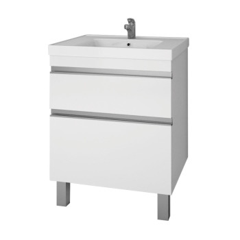 Тумба под раковину подвесная/напольная Dreja Grace Plus 60 см, белый