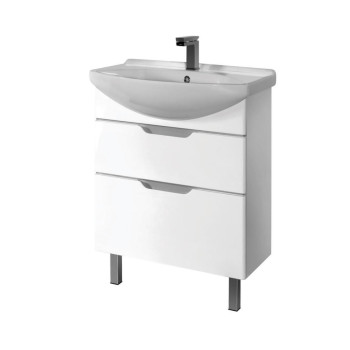 Тумба под раковину подвесная/напольная Dreja Laguna Plus 75 см, белый