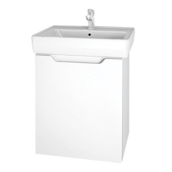 Тумба под раковину подвесная/напольная Dreja Mini 50 см, белый