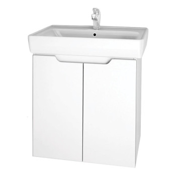 Тумба под раковину подвесная/напольная Dreja Mini 60 см, белый