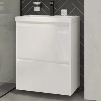 Тумба под раковину подвесная Velvex Klaufs tp.KLA.COM.60.2Y, 60 см