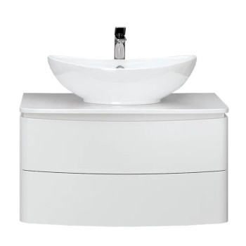 Тумба под раковину подвесная Velvex Luna tp.LUN.80.2Y, 80 см