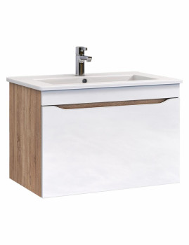 Тумба под раковину подвесная VIGO Grani tp.GRI.ELI.60.1Y дуб сонома, 60 см
