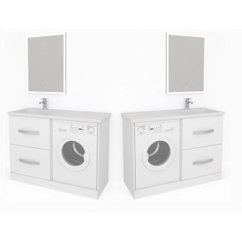 Тумба под стир. машину с ящиками "HILTON" 120 (универсальная)