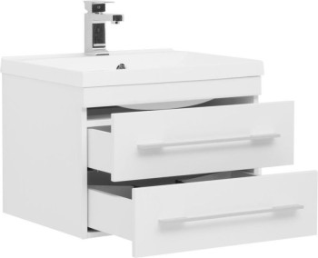 Тумба с раковиной Aquanet Нота 58 белый