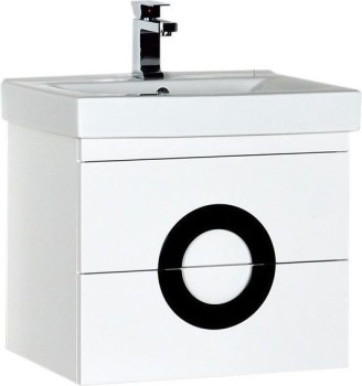 Тумба с раковиной De Aqua Форма 60 белый