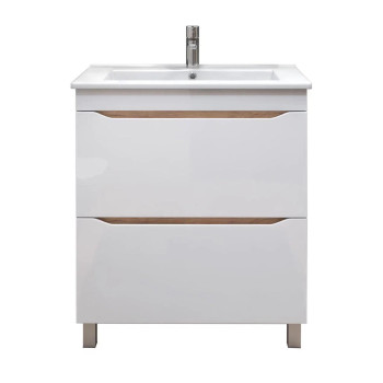 Тумба с раковиной напольная VIGO Grani tn.GRI.OSK.75.2Y дуб золотой, 75 см