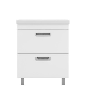 Тумба с раковиной напольная VIGO Plaza tn.PLA.COM.60.2Y, 60 см