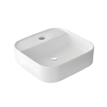 Умывальник GURAL Nova 42х42 накладной с отв. под смеситель