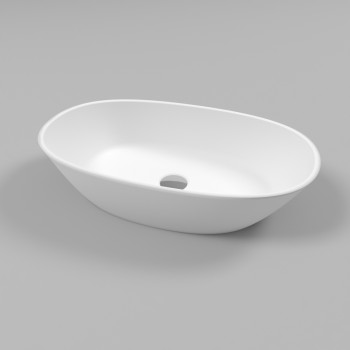 Умывальник WHITECROSS Amazon 60x35 (белый мат) иск. камень