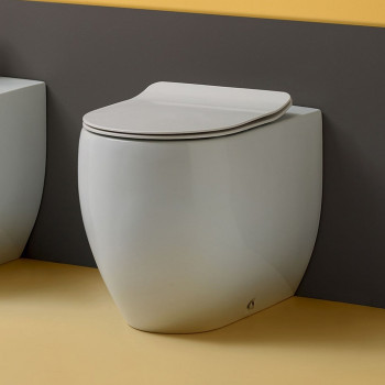 унитаз приставной 56см, цвет: белый