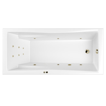 Ванна WHITECROSS Palace 170x75 "LINE" (бронза)