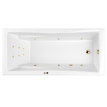 Ванна WHITECROSS Palace 170x75 "LINE" (золото)