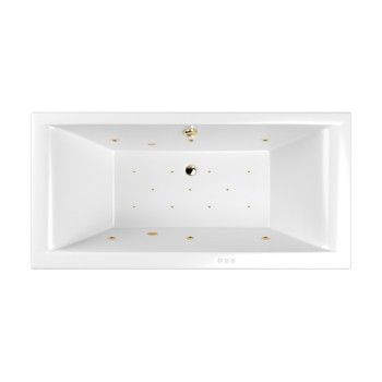 Ванна WHITECROSS Savia Duo 170x80 "RELAX" (золото)