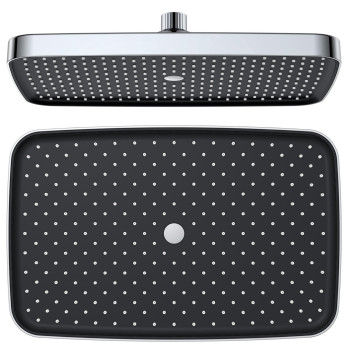 Верхний душ Savol SK-DP01, хром/черный